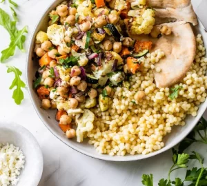 Read more about the article Monday – Quinoa Salad with Roasted Vegetables and Chickpeas