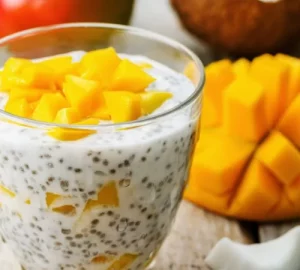 Read more about the article Saturday – Chia Seed Pudding with Mango and Coconut