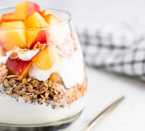 You are currently viewing Tuesday – Greek Yogurt Parfait with Fruit and Granola